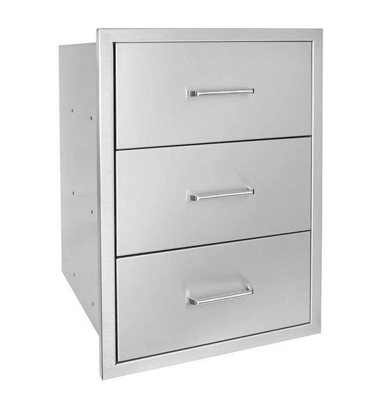 Wildfire Outdoor 19 Inch X 26 Inch Triple Drawer – WF-TDW1926-SS