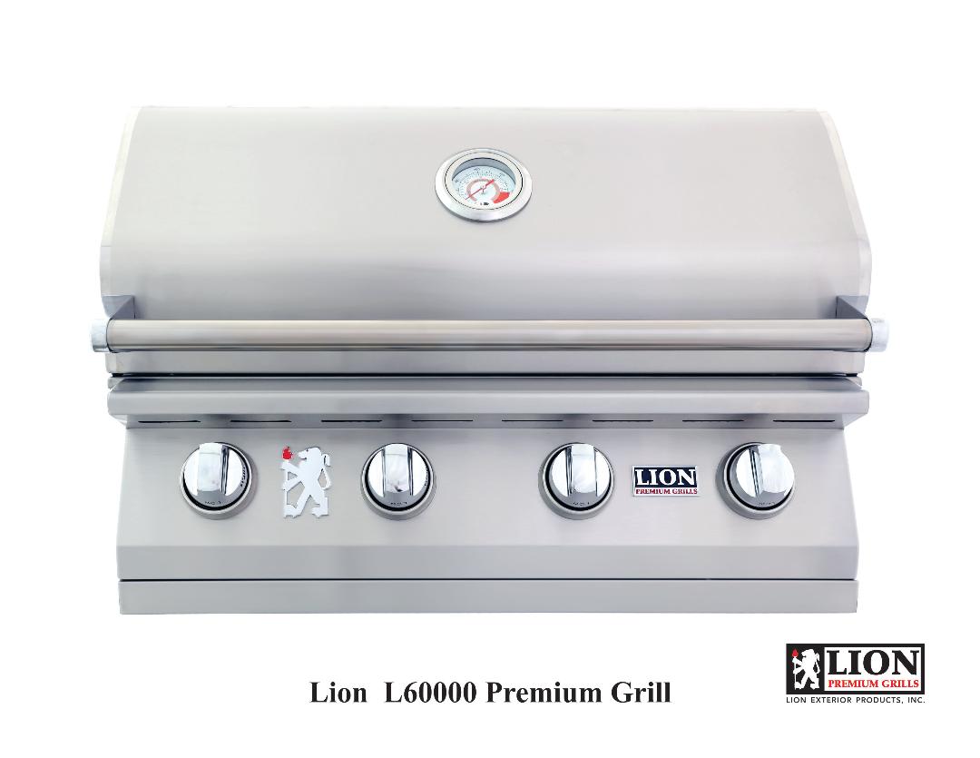 Lion Premium Grill <br> 32 Inch 4 Burner - L60000 - Natural Gas - 65623